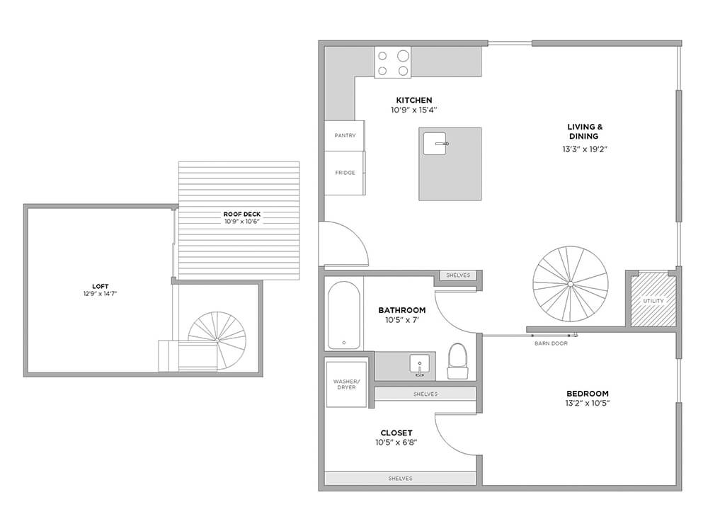 kessler 1 bedroom floorplan